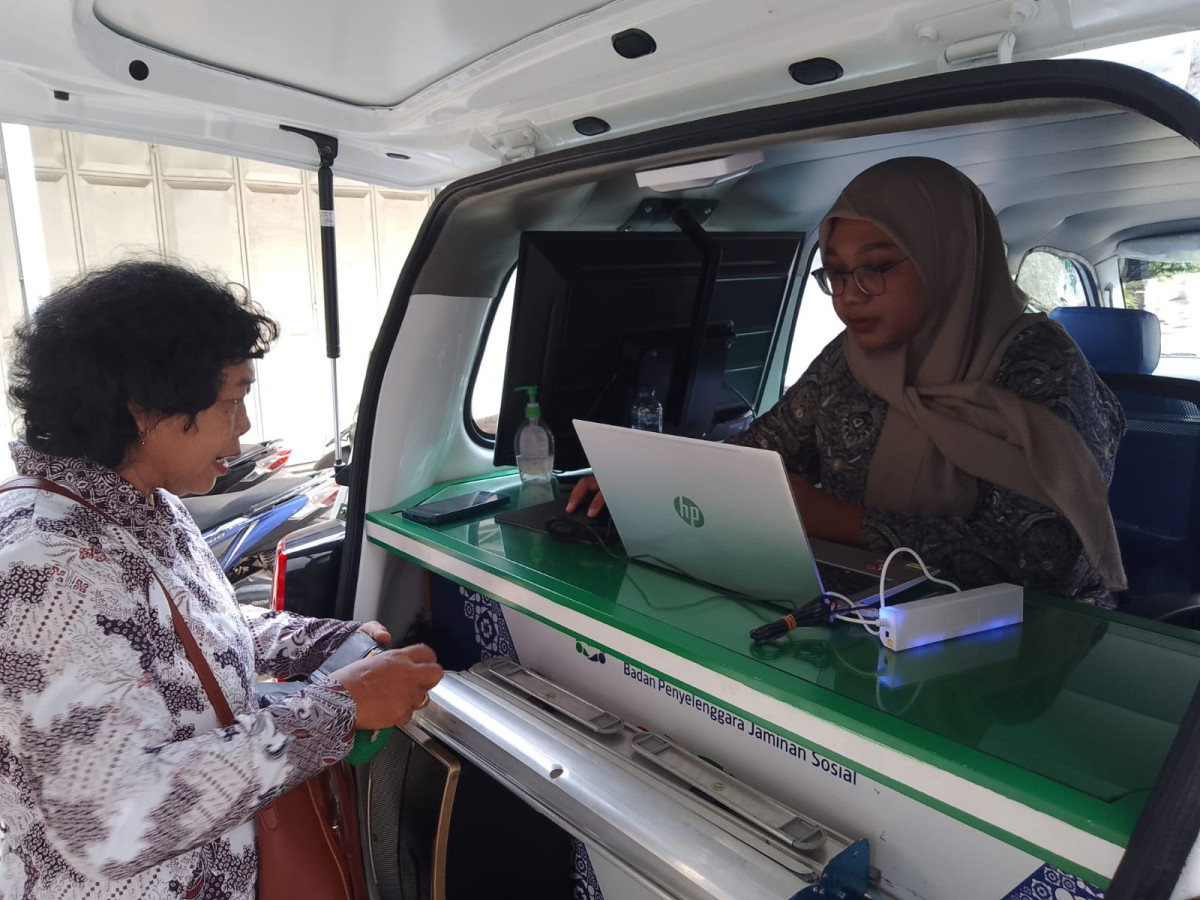 Layanan Mobile Customer Service (MCS) di Kantor Desa Yosomulyo, Kabupaten Banyuwangi