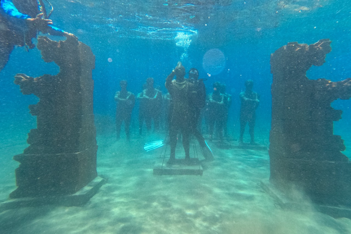 Majapahit's Warior Underwater jadi wahana bawah air baru di Bangsring Underwater Banyuwangi