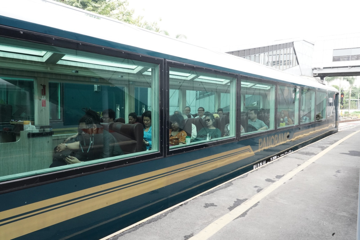 Kereta Panoramic muncul dalam rangkaian KA Mutiara Timur